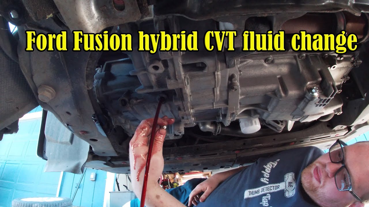 Замена трансмиссионной жидкости CVT для гибридного Ford Fusion 2017 года