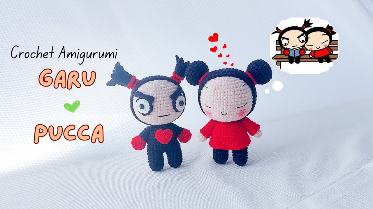 Crochet Amigurumi Garu & Pucca - Crochet for Couple | NHÀ LEN
