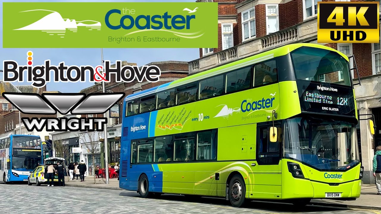 [Brighton & Hove: Coaster 12X Brighton to Eastbourne via Seaford & Seven Sisters] Wright Streetdeck