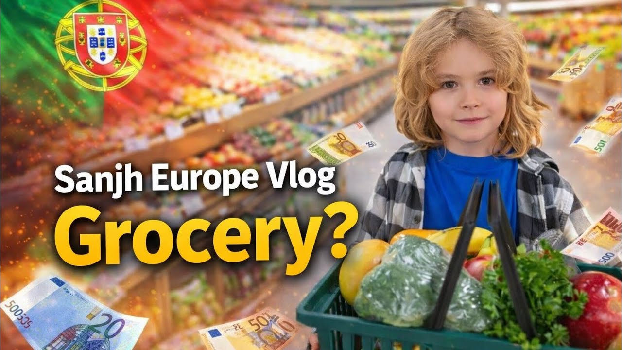 🇵🇹 ਪੁਰਤਗਾਲ ਵਿੱਚ Grocery Shopping 🛒 |  ਮਹਿੰਗਾ ਜਾਂ ਸਸਤਾ? 😮,, ਨਾਲੇ ਖਾਦੇ ਪਕੌੜੇ। ਮੌਸਮ ⛈️ ਹੋਇਆ ਬਹੁਤ ਖ਼ਰਾਬ