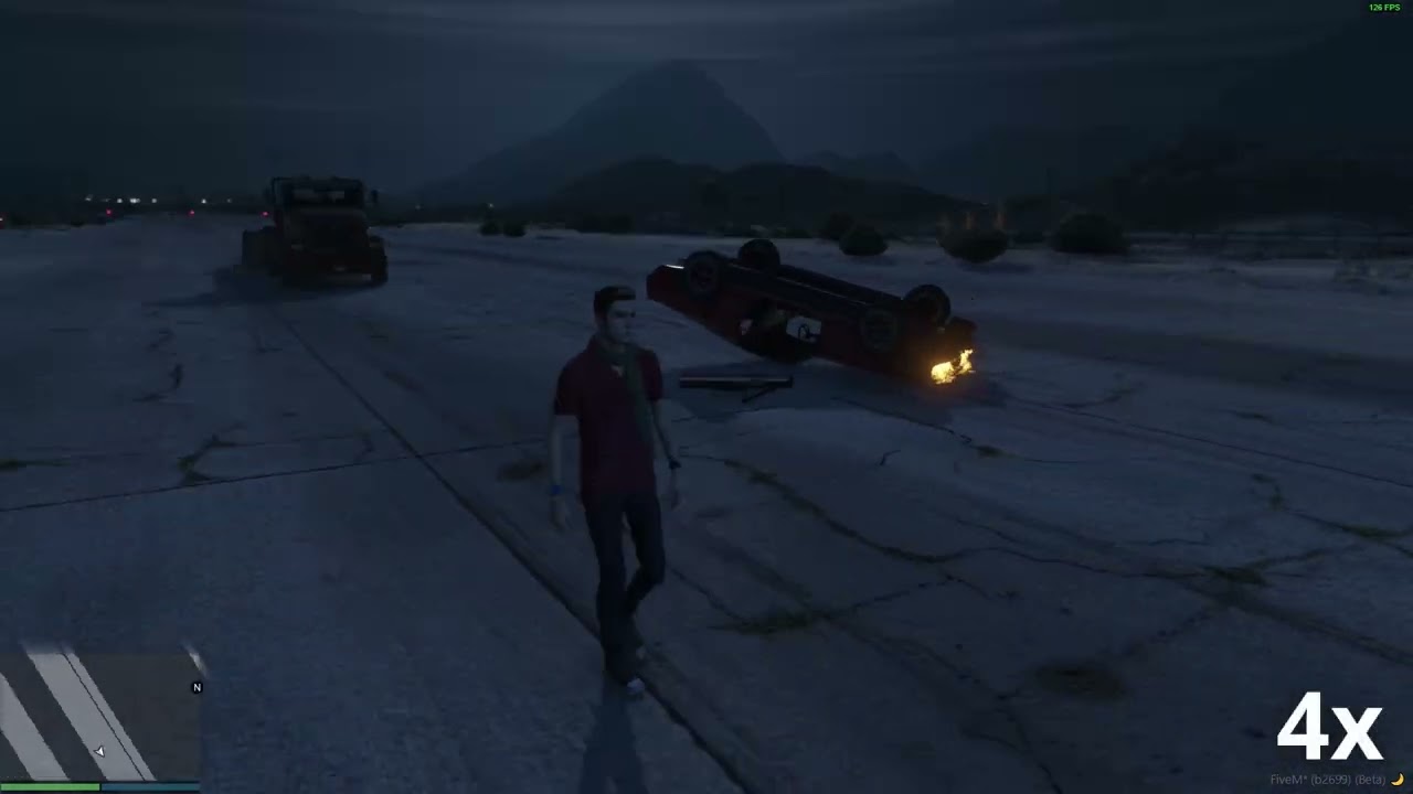 FiveM - VehicleBurn - Starts engine fire when on roof!