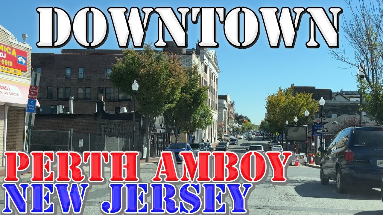 Perth Amboy - New Jersey - 4K Downtown Drive