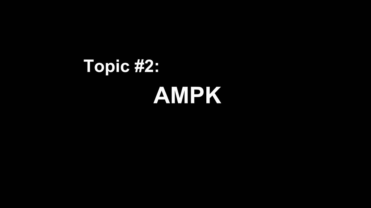 Topic #2: AMPK | Healthways' Take - Cellular Mechanisms of Aging and Disease