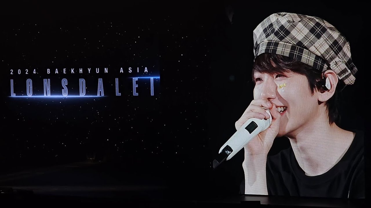[4K] 240517 백현 Baekhyun Lonsdaleite in Sendai 仙台 센다이 Day2 Encore Session