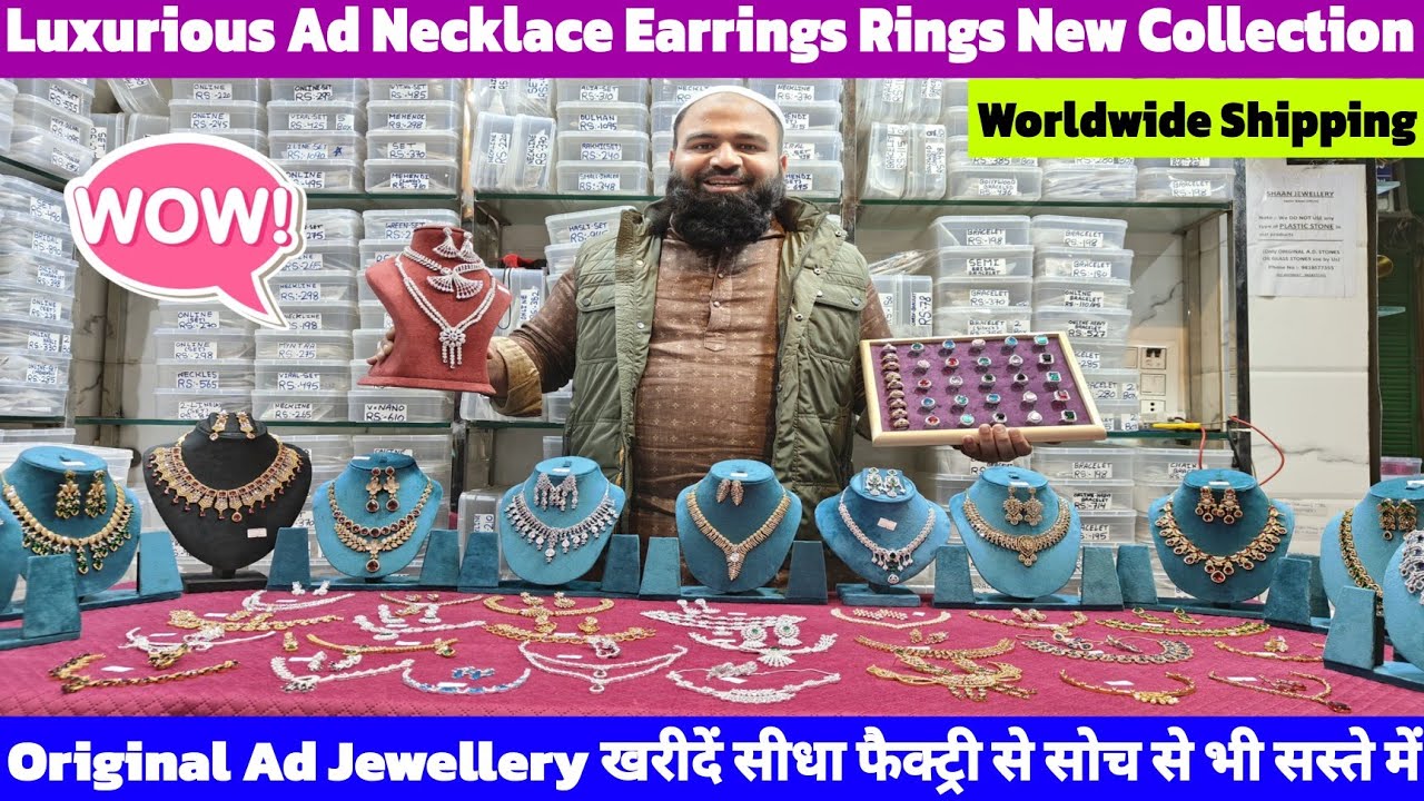 Biggest Ad Jewellery Manufacturer & Supplier | Amazing Necklace Earrings Rings New Designs Available
