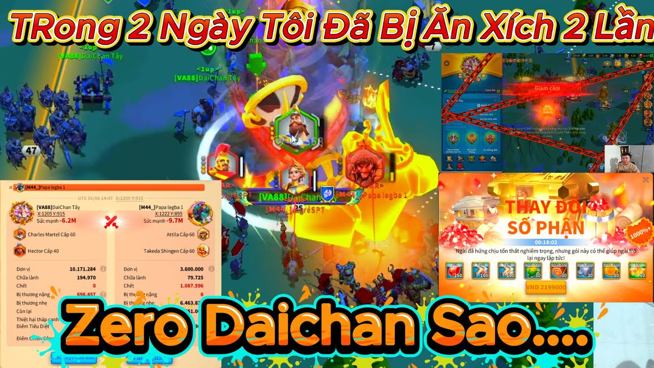 Trong 2 Ngày DaiChan Đã Bị Xích 2 Lần Cái Giá Cho Sự Ngông Cuồng Của DaiChan !!!