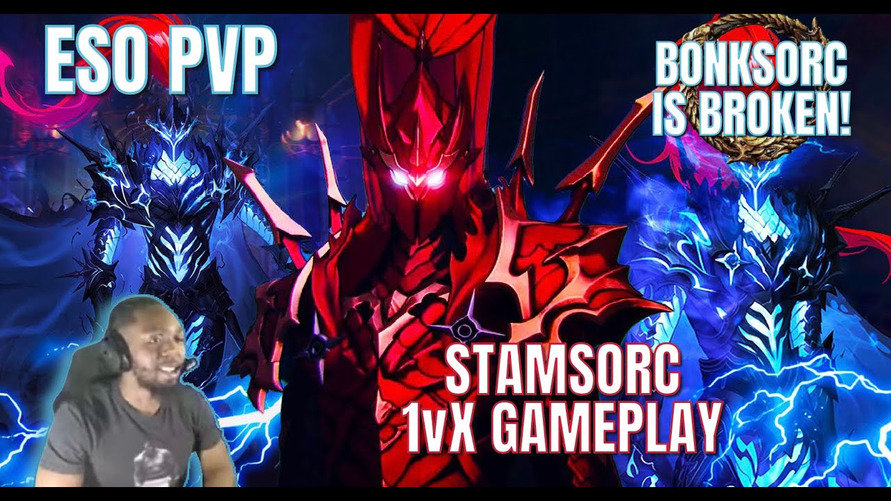 ESO PVP: BONKSORC IS BROKEN!!! MIDYEAR MAYHEM PVP GAMEPLAY