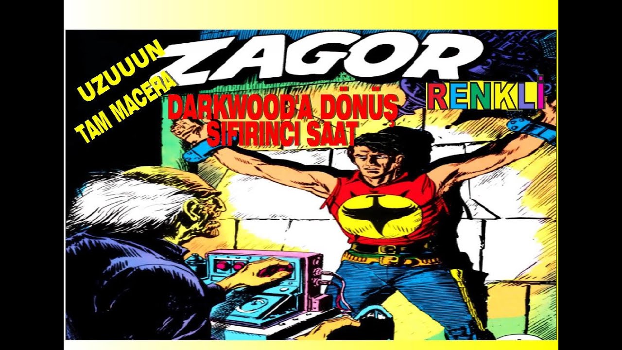 ZAGOR ( DARKWOO'DA DÖNÜŞ )SÜPER UZUN TAM MACERA RENKLİ
