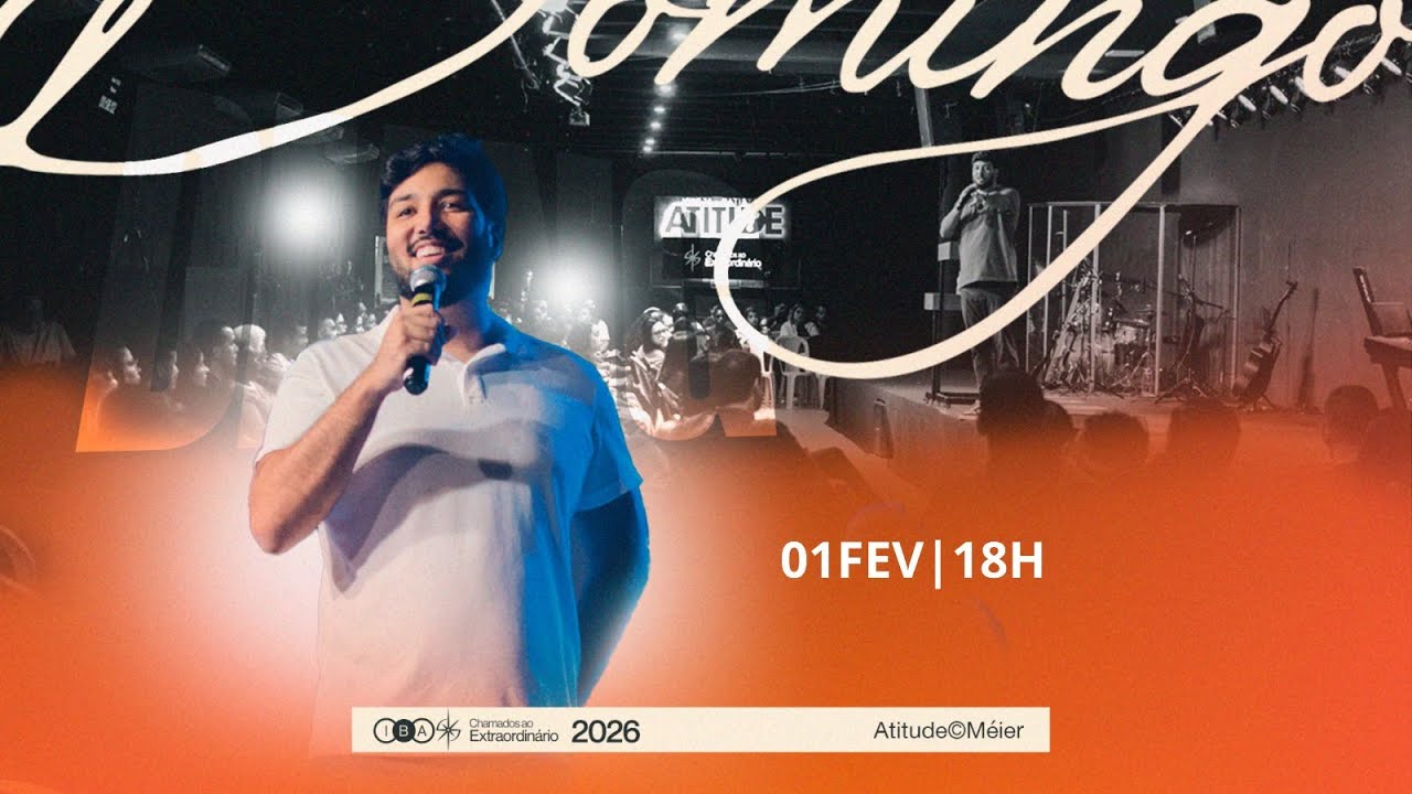 CULTO DE CELEBRAÇÃO | 20h | 04.02.2026 #aovivo #ibameier #preduardovalente