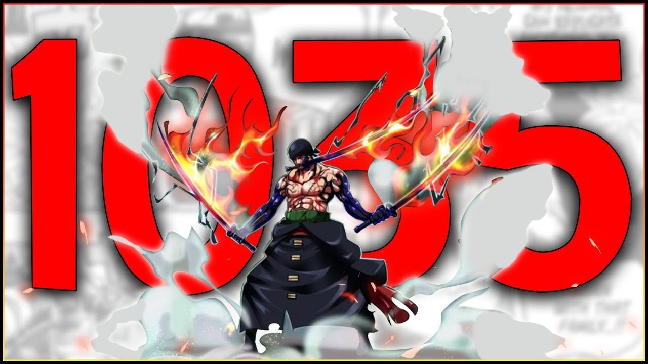 ONE PIECE 1035 ZORO LE NOUVEAU DIEU DES LAMES