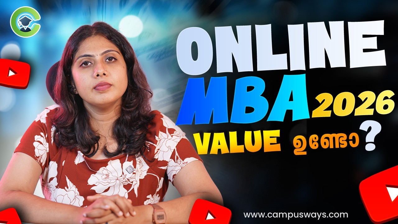 Online MBA Scope 2026 | Is Online MBA Valid | Online MBA for Working Professionals | Malayalam |