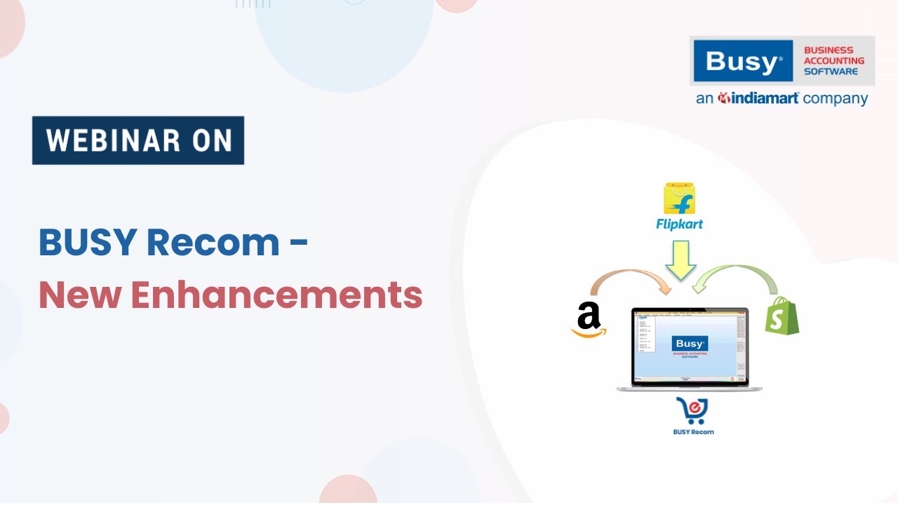 BUSY Recom - New Enhancements (English) | BUSY Recom