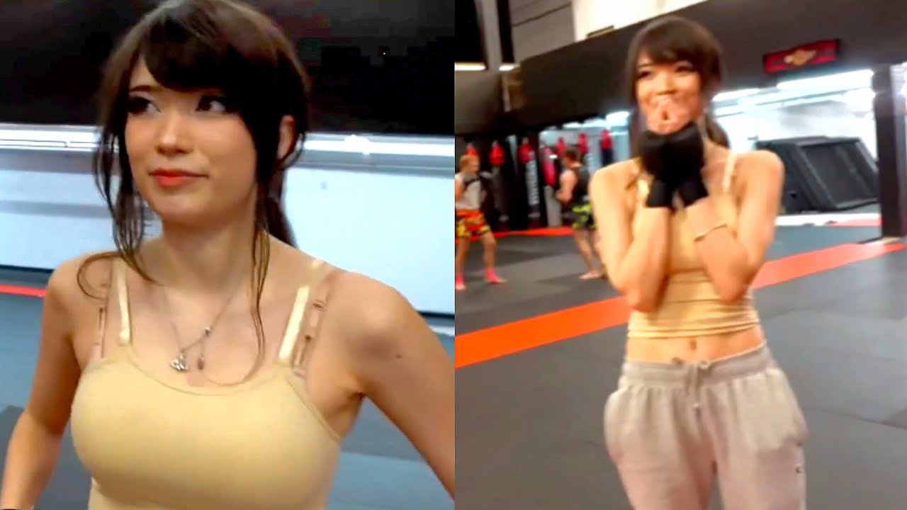 Emiru Feels Shy Training in Front Of Mizkif's Parents!