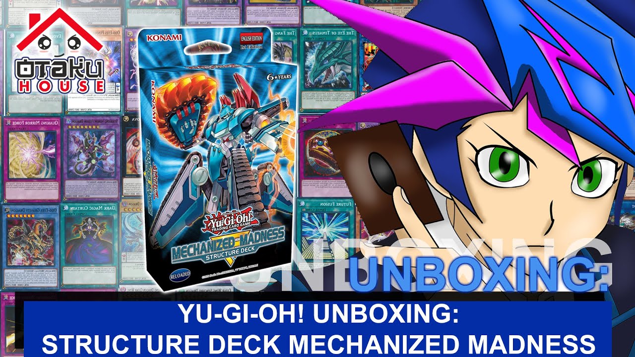 Abriendo 1 Deck Estructurado Mechanized Madness de Yu-Gi-Oh!