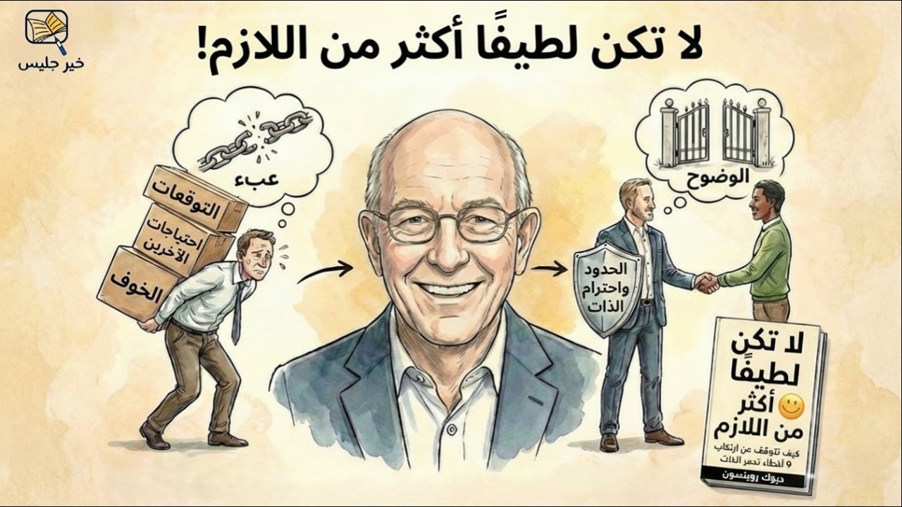 ملخص كتاب لا تكن لطيفا أكثر من اللازم بقلم ديوك روبنسون