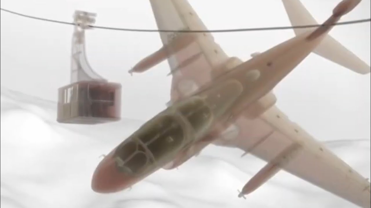 1998 Cavalese Cable Car Disaster - Animation