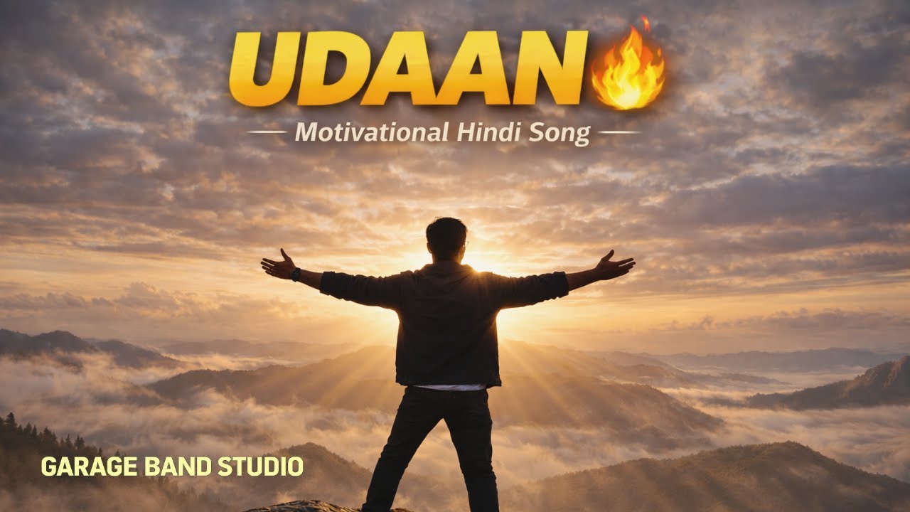 Udaan 🔥 Motivational Hindi Song | Inspirational Bollywood Track | Garage Band Studio