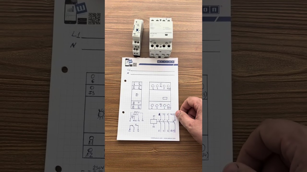 Cum realizăm o simplă automatizare utiliz&acirc;nd un contactor comandat de un releu de supraveghere⁉️