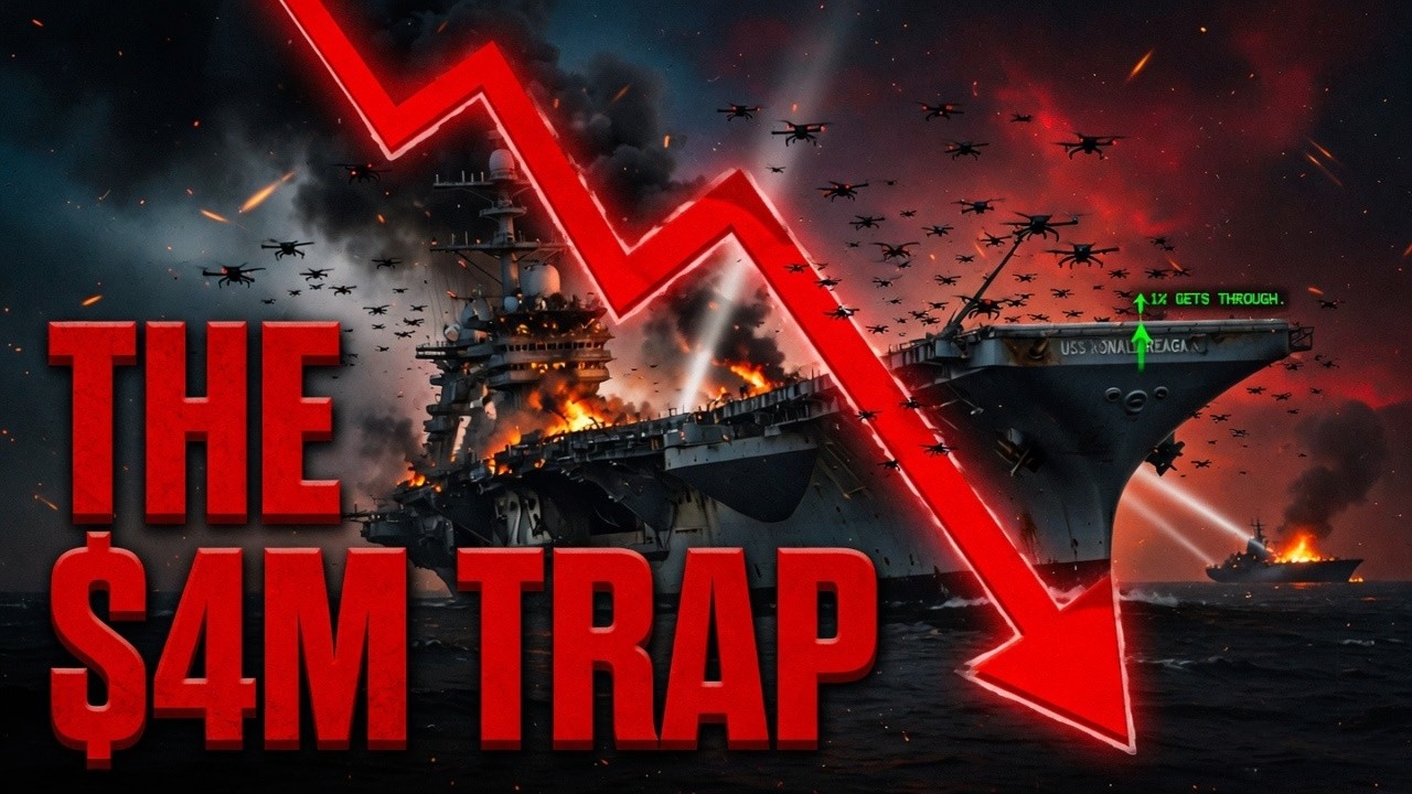 The $4 Million Trap: Why Drones Win Against Aircraft Carriers (Analysis)