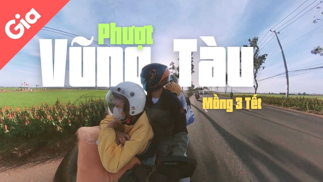 #360 Gia đình phượt Vũng Tàu mồng 3 Tết, biển thoáng, đường ít xe