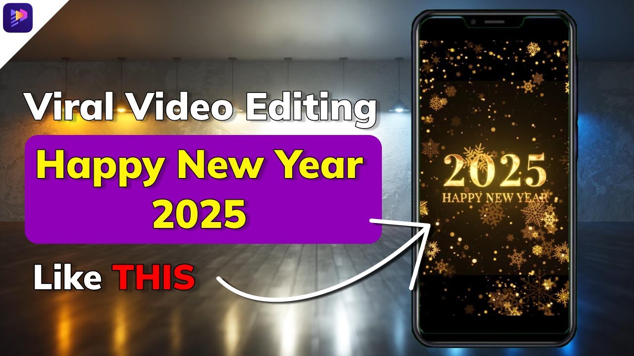 Happy New Year 2025 Video Editing💯 | Happy New Year Video Editing for TikTok/Instagram Reels