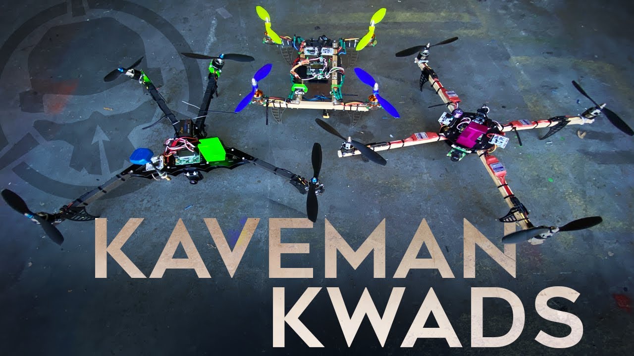 FPV Drone with WOOD FRAME?... Kaveman Kwads!