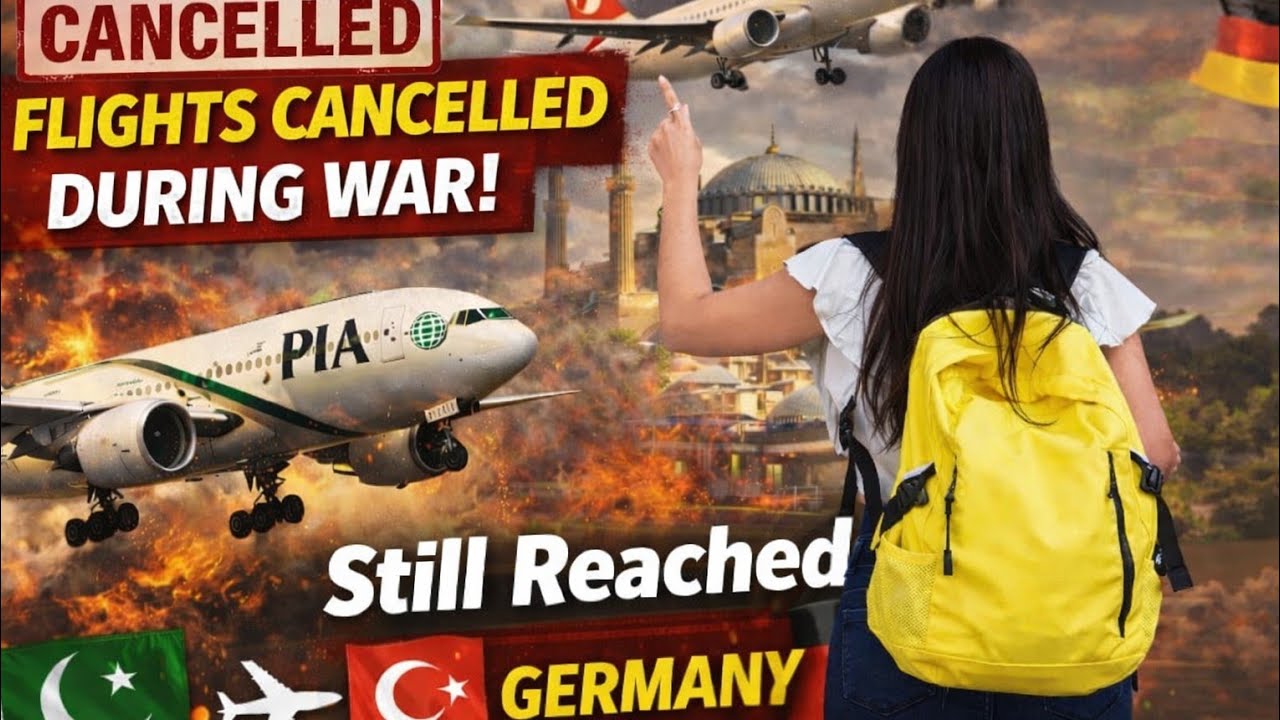 Flights Cancelled During War… But I Still Reached Germany! 😱✈️