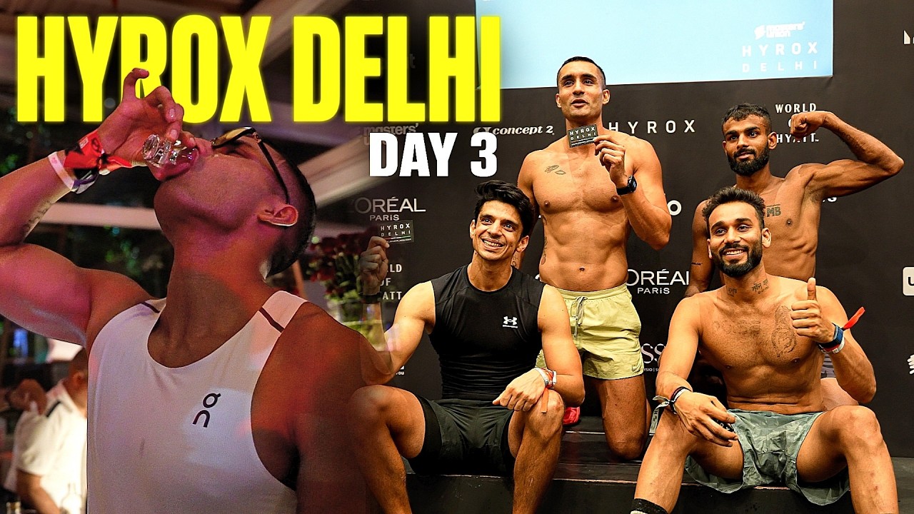 How We Celebrate Finishing HYROX Delhi