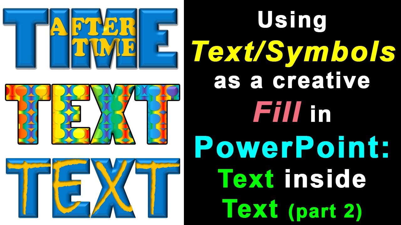Using Text/Symbols as a Pattern Fill to Create both Readable and Abstract Patterns (Part 2).