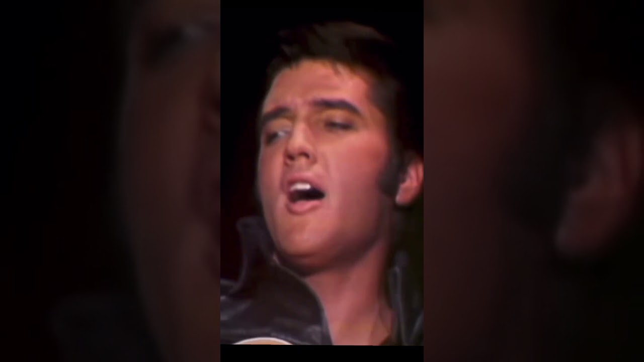 Scotty Moore misses intro to guitar solo on Heartbreak Hotel -Elvis 68 special 