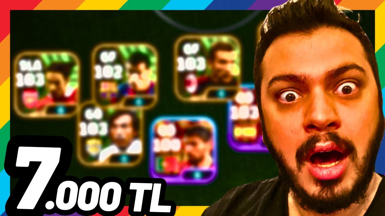 7.000 TL HARCANMIŞ KADROYU SIFIRDAN KURDUM | EFOOTBALL 2024 MOBİLE