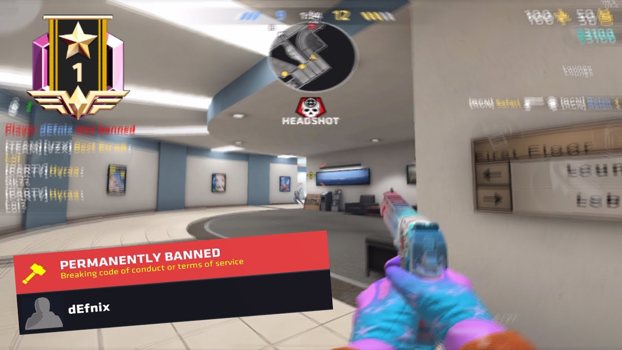 Critical Ops but HE GETS BANNED in the MIDDLE of the GAME..