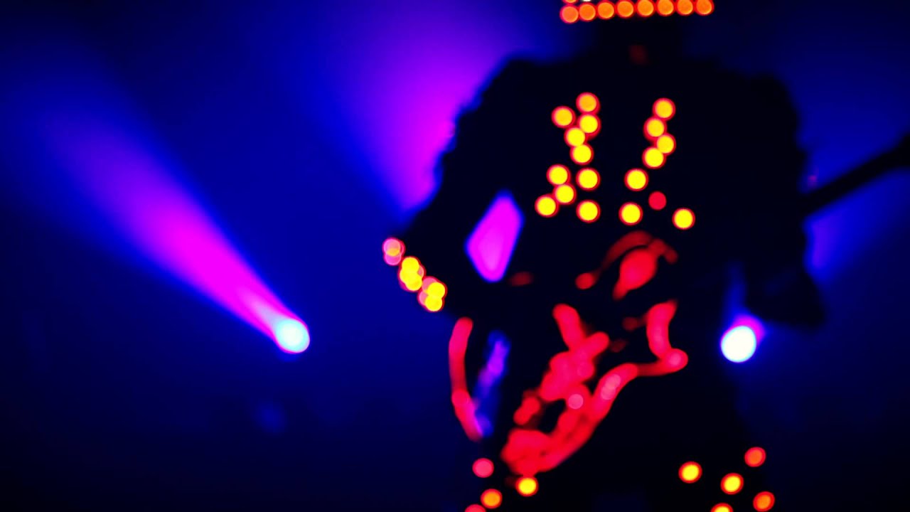 Kid builds Iron Man 3 light suit and LED guitar! Remix Iron Man Theme and AC/DC - The Haygoods