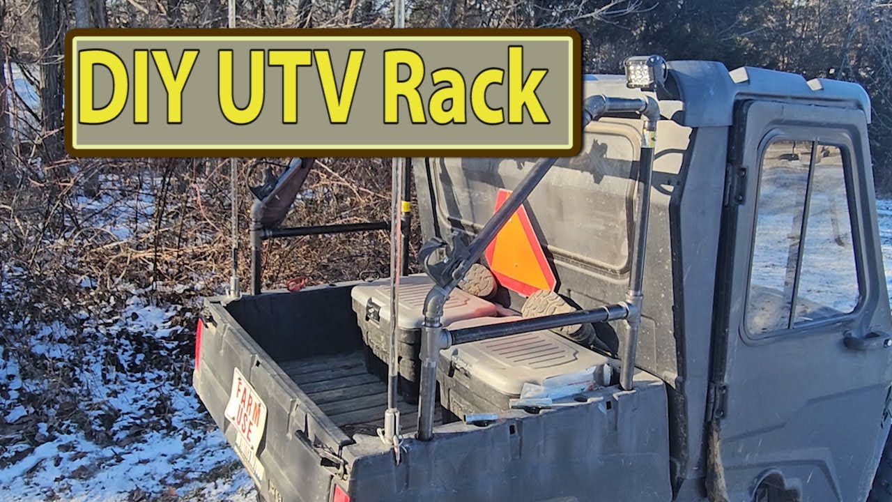 DIY UTV / ATV Polaris Utility Rack|| Barndominium and RV Living