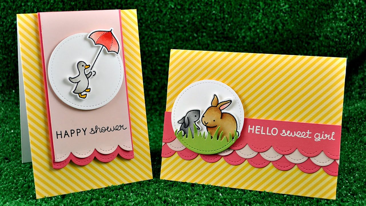 Intro to Hello Baby + 2 cards from start to finish