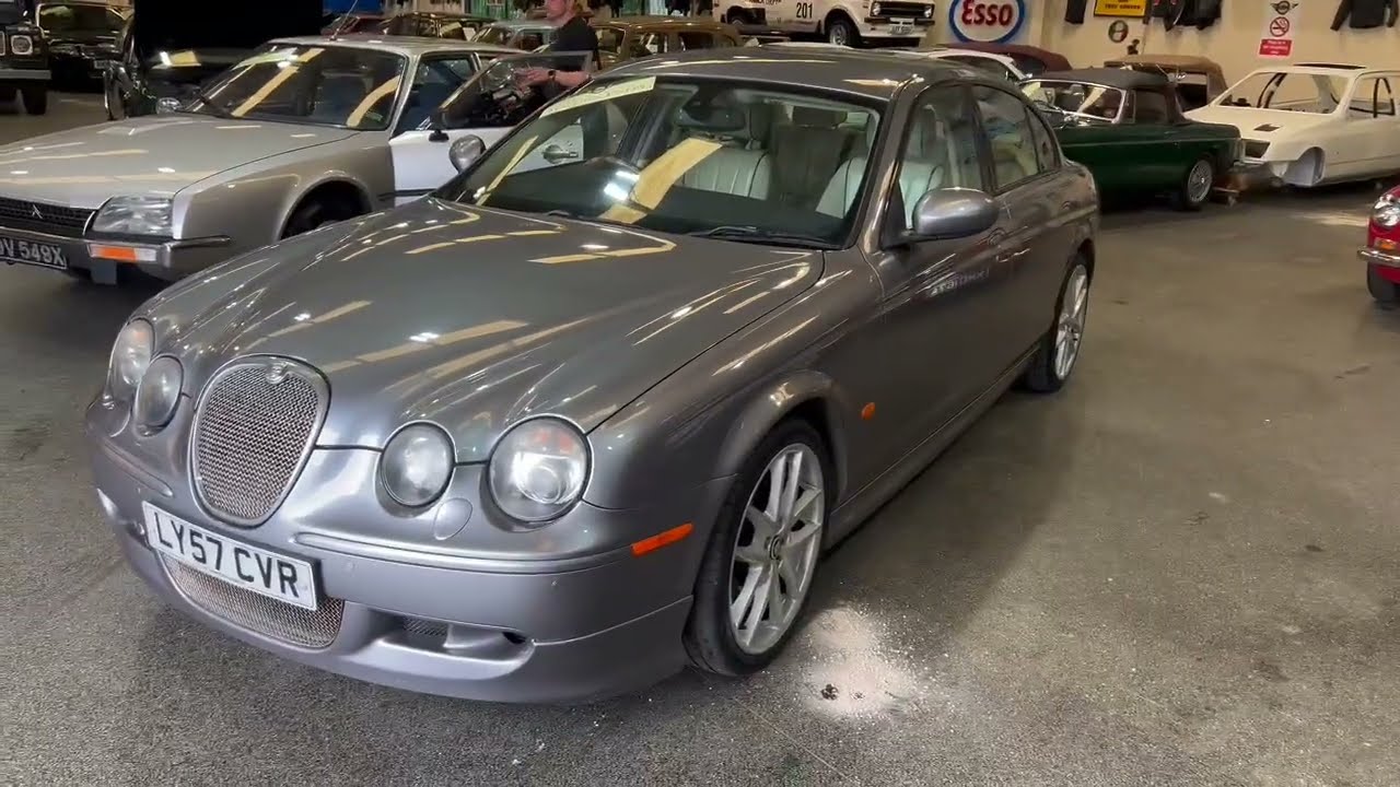 2008 JAGUAR S-TYPE R AUTO | MATHEWSONS CLASSIC CARS | AUCTION: 24, 25 & 26 JULY 2024