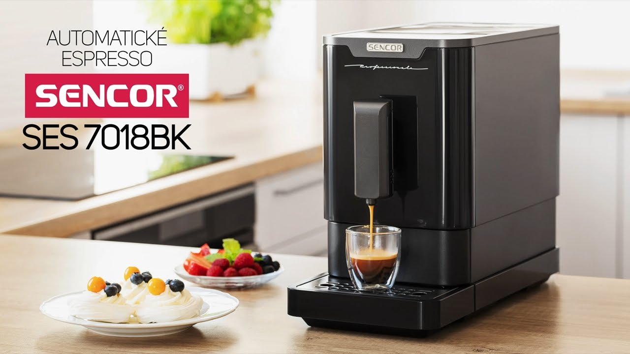 Unboxing automatické espresso Sencor SES 7018BK