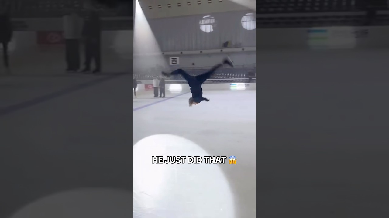 BACKFLIP on the ICE!? 🥶