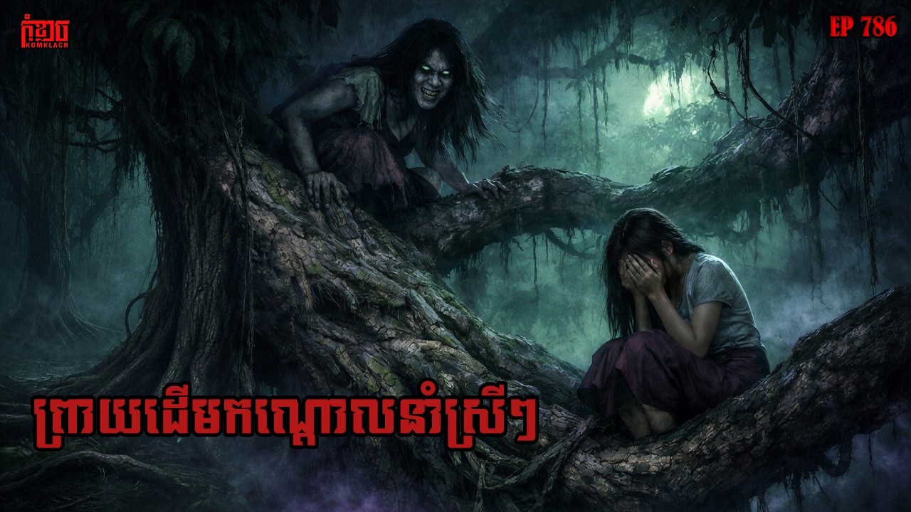 ព្រាយដើមកណ្តោលនាំស្រីៗ | កុំខ្លាច-KOMKLACH | Ghost Stories | និទានរឿងខ្មោច EP786