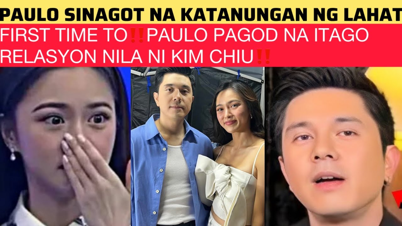 FIRST TIME TO‼️PAULO PAGOD NA ITAGO RELASYON NILA NI KIM CHIU‼️PAULO SINAGOT NA KATANUNGAN NG LAHAT