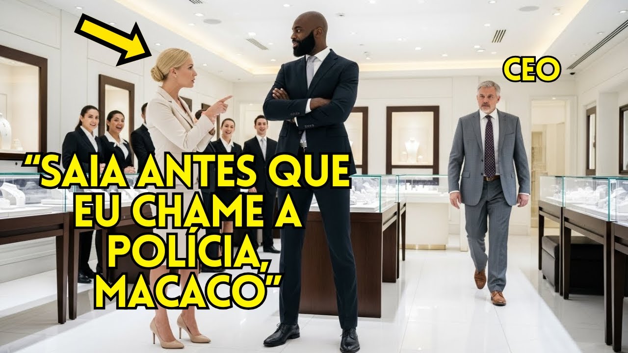 Todos riram do homem negro na loja de luxo — até que o CEO saiu e o chamou de “senhor”