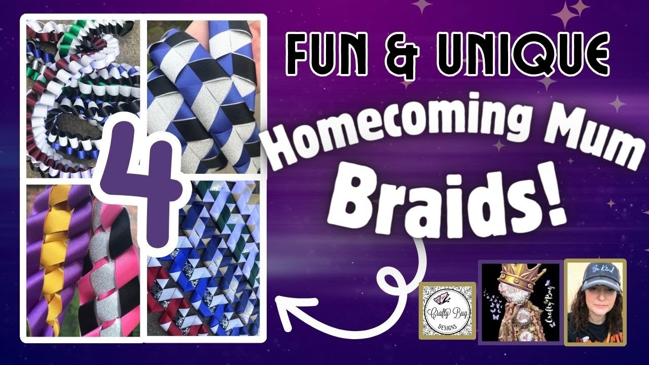 4 Homecoming Mum BRAIDS | Fun & Unique Homecoming Braids #homecomingmums #diy #homecoming