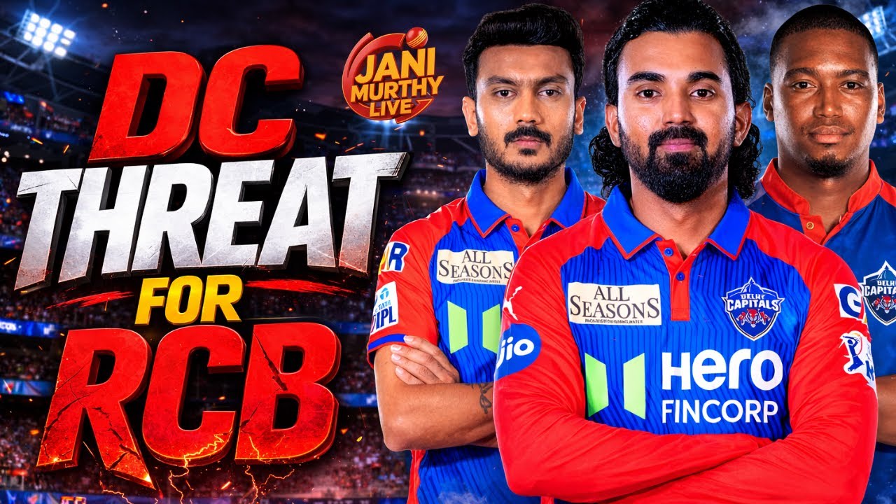 DC Threat for RCB | TATA IPL 2026 | Live with Jani🔴