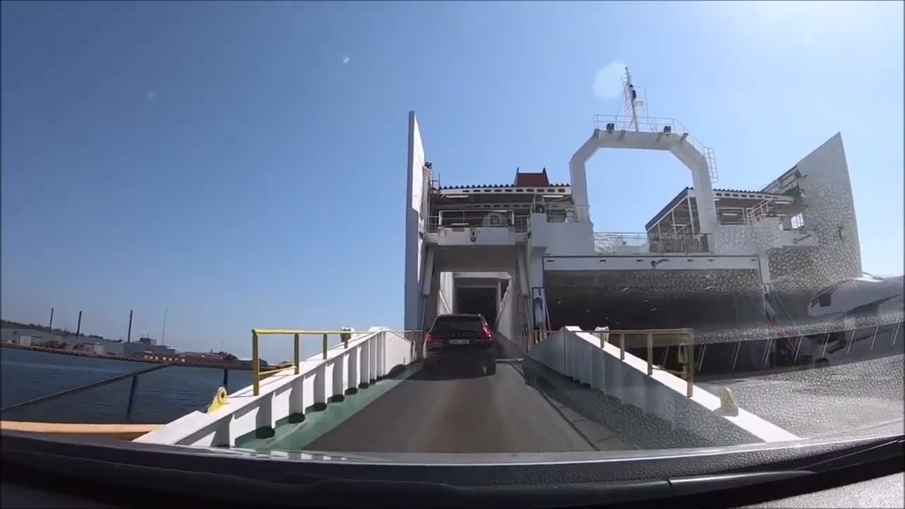 Kör ombord på Gotlandsfärjan i Oskarshamn