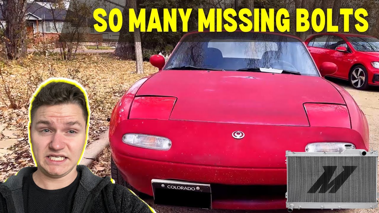 Mishimoto Radiator Install Mazda Miata 1.6L