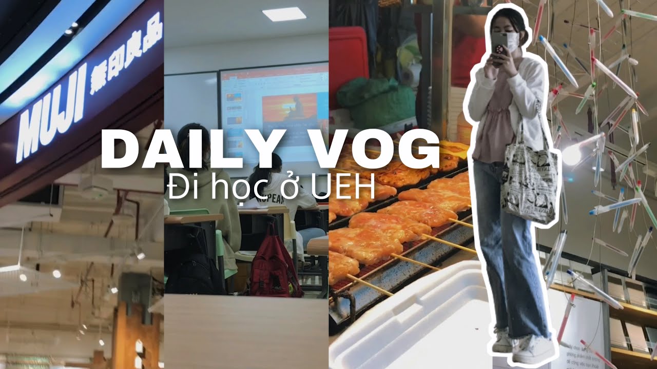 📚 (vlog) Cuộc sống của sinh viên Việt Nam: học ở UEH, chợ Hồ Thị Kỷ, đi Muji mua sổ,... | Chen Tr