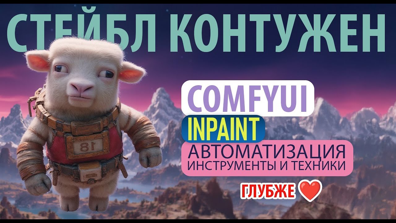 Canvas Tab делает inpaint простым! 🎨 #comfyui #photoshop