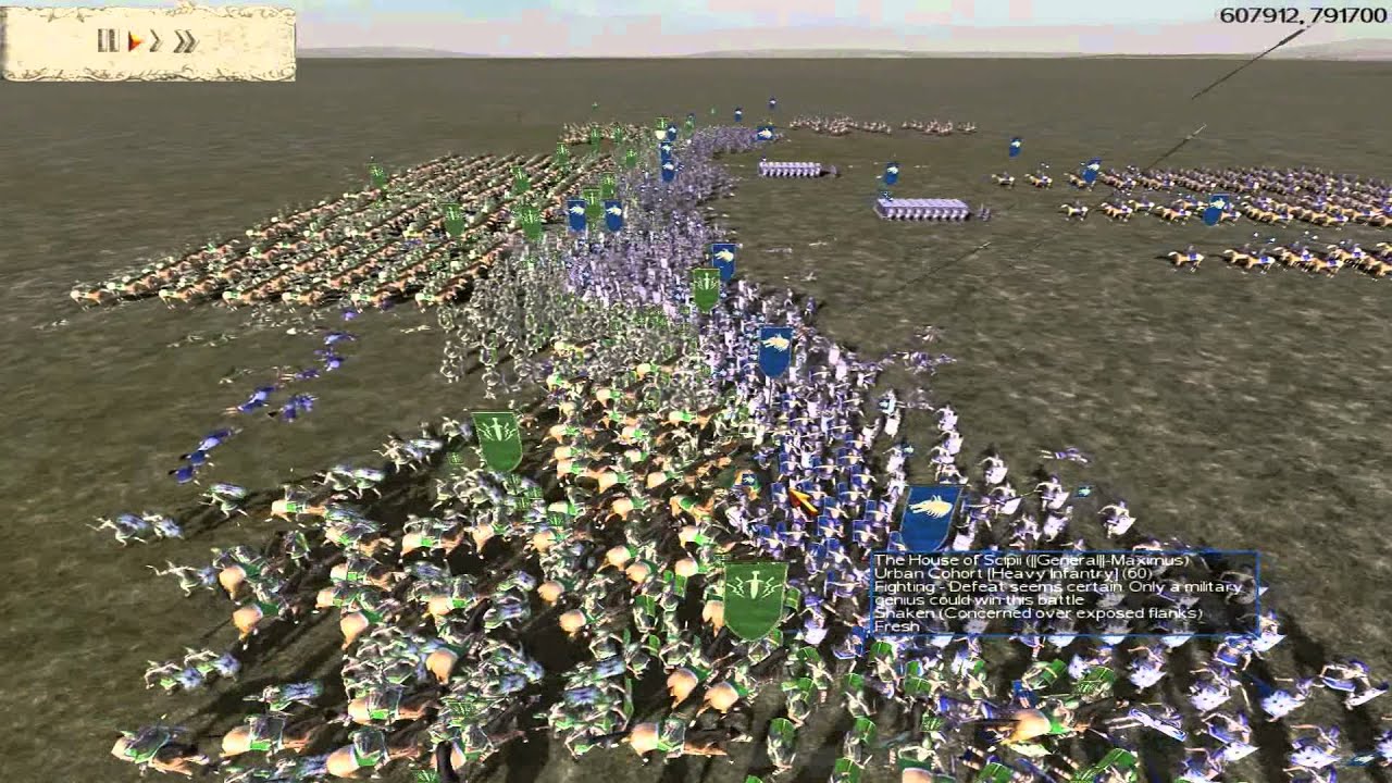 Rome Total War - Elk vs Maximus 31k battle