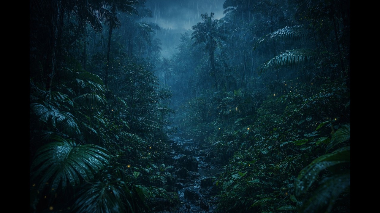 Coquí Frog Night Sounds | Puerto Rico Rainforest Ambience for Sleep