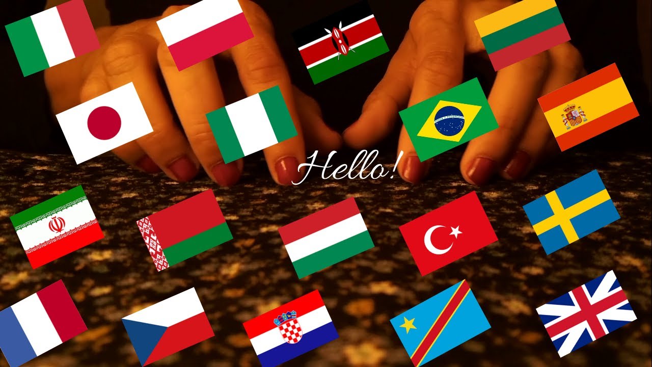 ASMR Hello in Different Languages